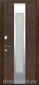 дверь Зенит Витраж орех